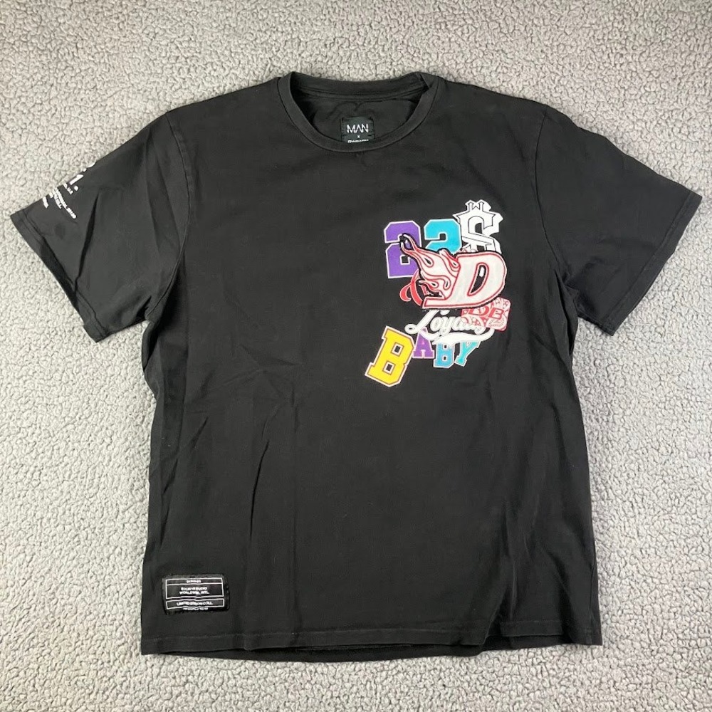 boohooMAN x DaBaby Black Graphic T-Shirt XL Limited Edition Capsule Collection